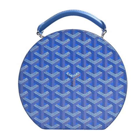 is the goyard hat real|Goyard alto hatbox trunk bag.